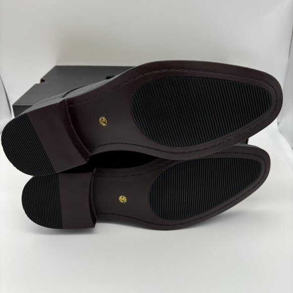 J. Ferrar JF Men\'s Cambridge Slip-On Dress Shoes, Black, Size 11 Medium NWT